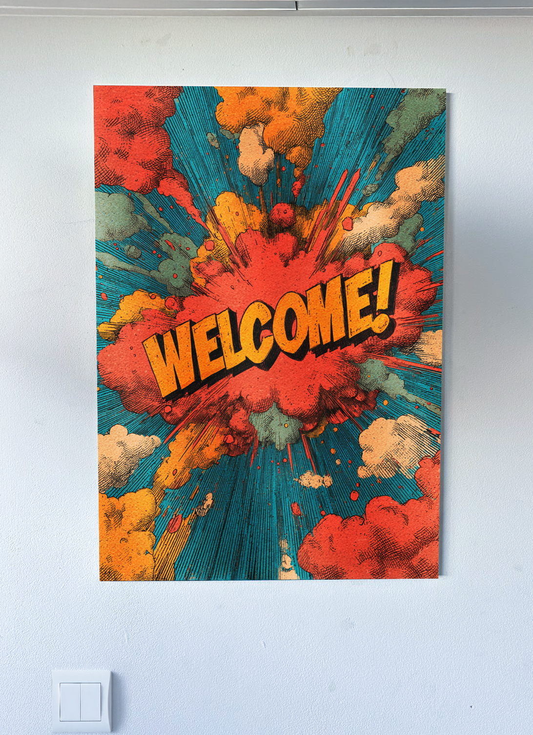 FixArt™ – Tableau métallique avec fixations magnétiques inclues 30 × 42 cm – Image 2