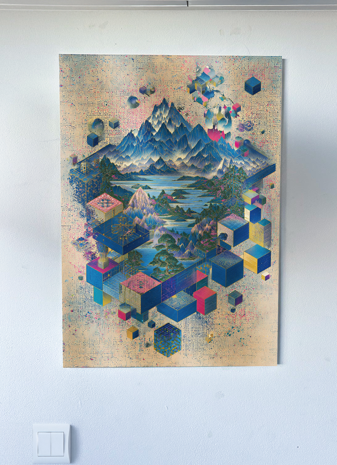 FixArt™ – Tableau métallique avec fixations magnétiques inclues 30 × 42 cm – Image 2
