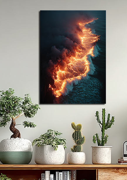 FixArt™ – Tableau métallique avec fixations magnétiques inclues 30 × 42 cm – Image 2