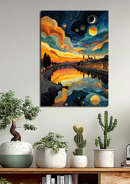 FixArt™ – Tableau métallique avec fixations magnétiques inclues 30 × 42 cm – Image 2