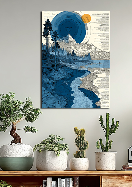 FixArt™ – Tableau métallique avec fixations magnétiques inclues 30 × 42 cm – Image 2