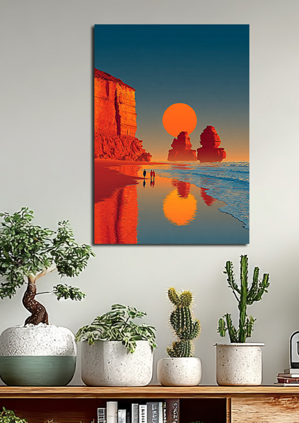 FixArt™ – Tableau métallique avec fixations magnétiques inclues 30 × 42 cm – Image 2