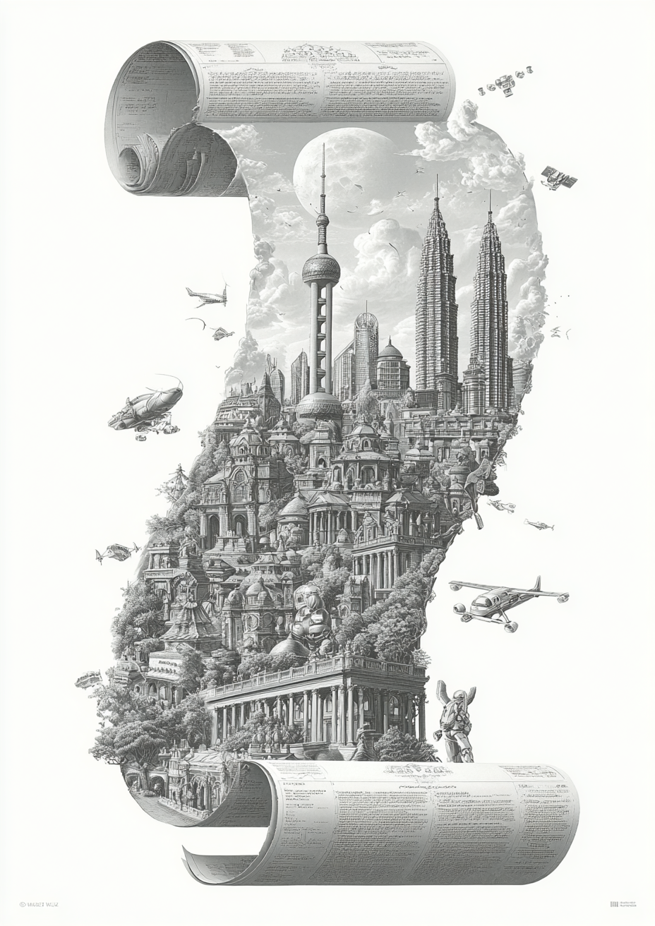 FixArt™ – Tableau métallique avec fixations magnétiques inclues 30 × 42 cm