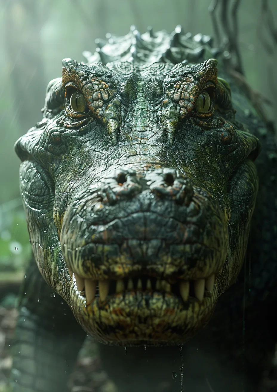 Metal Poster 29.7cm x 42cm Frenchiart crocodile Animal terrestre Faune Animale terrestre Wildlife Animali selvatici Terrestrial animal Fauna Tierwelt Snout Hocico Schnauze Muso Museau Vertébré Vertebrato Vertebrate Vertebrado Wirbeltier Carnívoros Carnivores Carnivori Fleischfresser Tooth Zahn Diente Dent Dente Rettile Reptil Reptile Crocodiles Alligators Cocodrilo Caimanes Krokodil Krokodile Alligatoren Coccodrillo Alligatori Terrestrisches Tier Crocodili Thumbnail 1