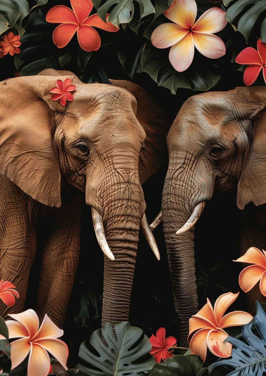 Metal Poster 29.7cm x 42cm Frenchiart elephant Pink Rose Rosa Animal terrestre Animale terrestre Terrestrial animal Petal Pétale Pétalo Blütenblatt Planta con flores Diseño floral Plante à fleurs Flowering plant Blumenmuster Floral design Floristry Floristería Floristik Botanical garden Jardin botanique Jardín botánico Botanischer Garten Giardino botanico African elephant Indian elephant Éléphant indien Elefante africano Elefante indio Elefante Afrikanischer Elefant Indischer Elefant Elefant elefante indiano Fleuriste Design floreale Blütepflanze Design floral Floristico Pianta fiorita Terrestrisches Tier Éléphant africain Thumbnail 1