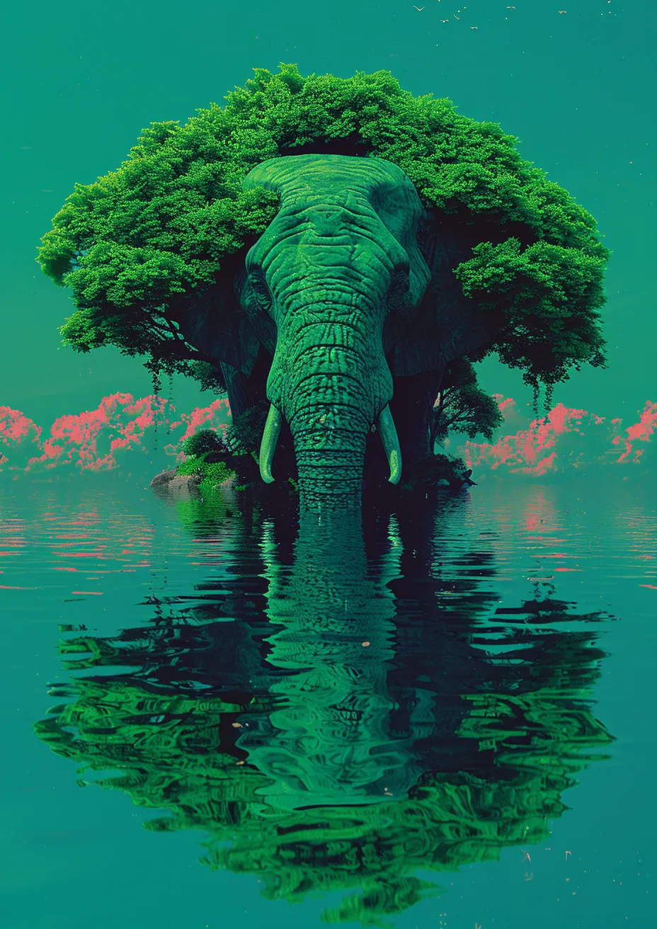 Metal Poster 29.7cm x 42cm Frenchiart elephant tail Schwanz Animal terrestre Faune Cola Animale terrestre Wildlife Queue Animali selvatici Coda Terrestrial animal Fauna Tierwelt Arbeitstier Animal de travail Animale da lavoro Working animal Jungle Selva Dschungel Giungla Colmillo Zanna Wetland Zone humide Humedal Feuchtgebiet Tusk African elephant Indian elephant Éléphant indien Elefante africano Elefante indio Elefante Stoßzahn Afrikanischer Elefant Indischer Elefant Elefant elefante indiano Animal que trabaja Terrestrisches Tier Défense de la défense Éléphant africain Zone umide Thumbnail 1