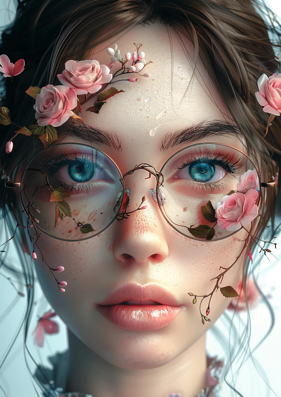 Metal Poster 29.7cm x 42cm Frenchiart lipstick Pink Rose Rosa Petal Pétale Pétalo Blütenblatt CG artwork Eyelash Cil Wimper Ciglio Pestaña Lèvres Labbra Lips Lippen Labios Copricapo Headpiece Fuente Casque Rossetto Rouge à lèvres Lápiz labial Lippenstift Kopfbedeckung Cosmetics Produits de beauté Productos cosméticos Kosmetika Cosmetici Rose family Cut flowers Illustration CG CG -Kunstwerk Opere d'arte CG Couper les fleurs Obras de arte CG Famille des roses Cortar flores Blumen schneiden Rose Familie Fiori tagliati Familia rosa Famiglia rosa Thumbnail 1