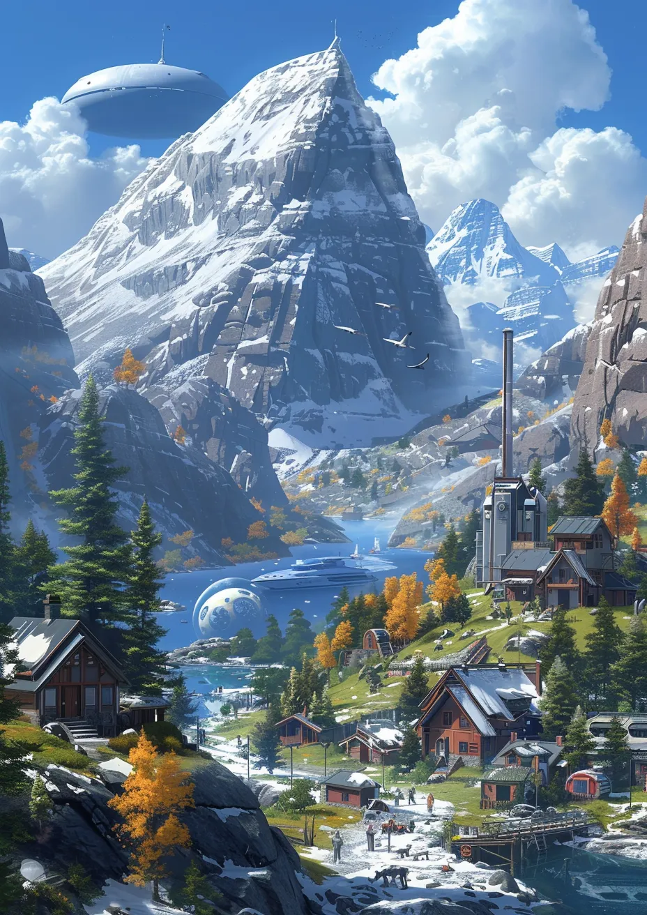 Metal Poster 29.7cm x 42cm Frenchiart valley mountain Nuage Nuvola Wolke Nube Cloud Winter Hiver Invierno Inverno Mountain range Ridge Chaîne de montagnes Crête Cresta Gebirge Grat Catena montuosa Montagne Montaña Berg Montagna Mountainous landforms Relief montagneux Vallée Valle Schlucht Hill station Mountain Village Village de montagne Pueblo de montaña Bergdorf Villaggio di montagna Alps Alpes Alpen Alpi Formas montañosas Cordillón Bergländer Forme di terra montuose Gare de montagne Estación colina Hügelstation Stazione collinare Thumbnail 1