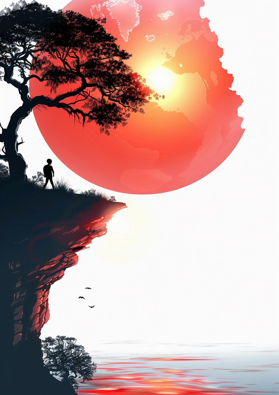 Metal Poster 29.7cm x 42cm Frenchiart orange Arancia Naranja Graphique Grafica Grafik Gráficos Graphics Conception graphique Graphic design Diseño gráfico Grafikdesign Noche Cielo rosso al mattino Roter Himmel am Morgen Red sky at morning Amanecer Sonnenaufgang Crépuscule Crepuscolo Lever du soleil Dämmerung Oscuridad Dusk Alba Sunrise Sonnenuntergang Coucher de soleil Atardecer Evening Abend Sunset Sera Tramonto Soirée Silhouette Silueta Afterglow Rémanence Resplandor crepuscular Nachglühen Riverbero Ciel rouge le matin Cielo rojo en la mañana Thumbnail 1