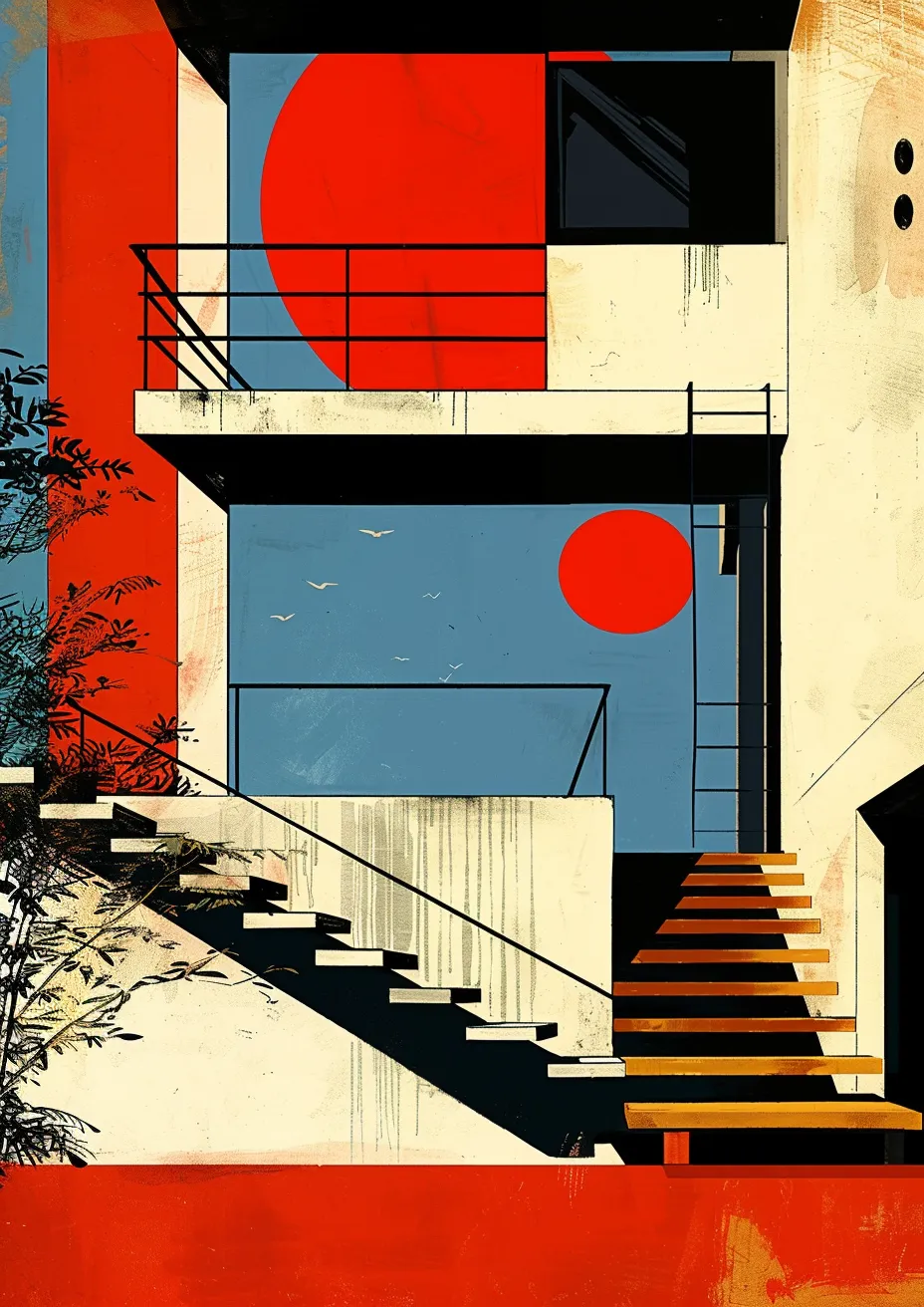 Metal Poster 29.7cm x 42cm Frenchiart Red orange Paint Malen Arancia Naranja Pintar Colore Peinture Graphique Grafica Grafik Gráficos Graphics Conception graphique Graphic design Diseño gráfico Grafikdesign Rot Rouge Rosso Rojo Thumbnail 1