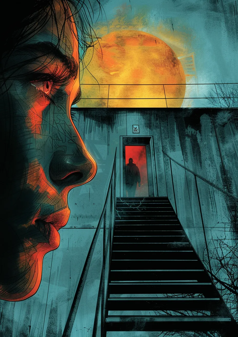 Metal Poster 29.7cm x 42cm Frenchiart Modern art Arte moderno Art moderne Arte moderna Ficción Fiction Fiktion Thumbnail 1