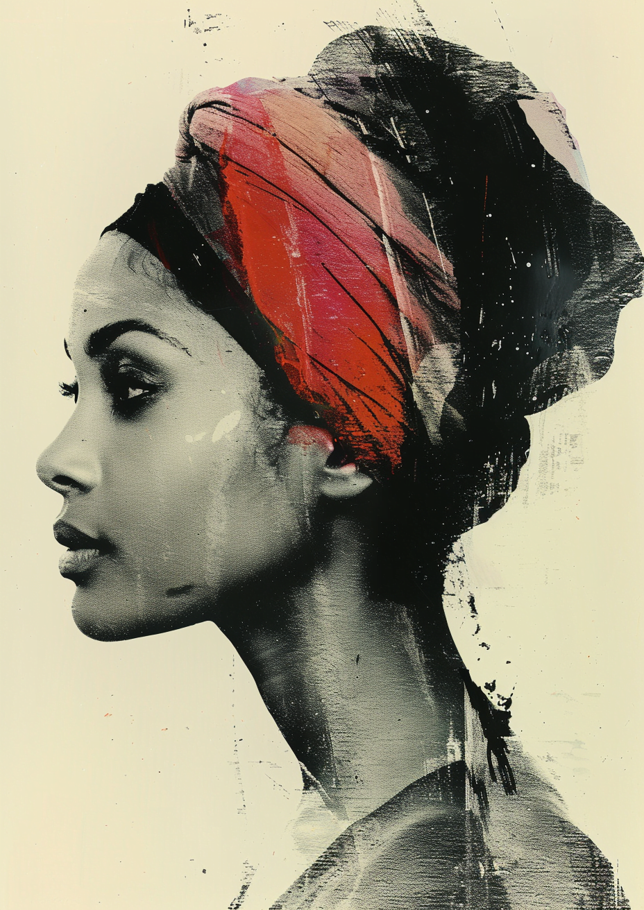 Metal Poster 29.7cm x 42cm Frenchiart neck art portrait Peinture Visual arts Arti visive Bildende Kunst Arts visuels Artes visuales Disegno Drawing Dessin Zeichnung Dibujo Painting Arte Pittura Malerei Cuadro Kunst Retrato Lèvres Labbra Porträt Lips Ritratto Lippen Labios Copricapo Casque Casco Cuello Ilustración de moda Illustrazione di moda Fashion illustration Cou Collo Nacken Kopfbedeckung Headgear Turban Turbante Illustration de la mode Mode -Illustration Thumbnail 1