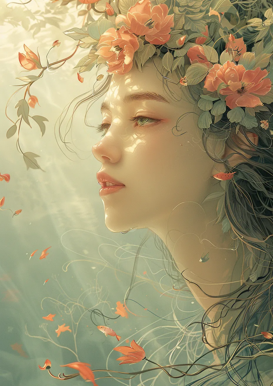 Metal Poster 29.7cm x 42cm Frenchiart beauty art portrait eye Graphique Grafica Grafik Petal Pétale Gráficos Graphics Pétalo Blütenblatt CG artwork Fiktiver Charakter Pintura de acuarela Pittura ad acquerello Fictional character Aquarellmalerei Watercolor painting Arte Kunst Eyelash Cil Wimper Ciglio Pestaña Bellezza Retrato Beauté Belleza Porträt Ritratto Schönheit Œil Ojo Occhio Auge Caractère fictif Carattere immaginario Carácter ficticio Peinture aquarelle Illustration CG CG -Kunstwerk Opere d'arte CG Obras de arte CG Thumbnail 1