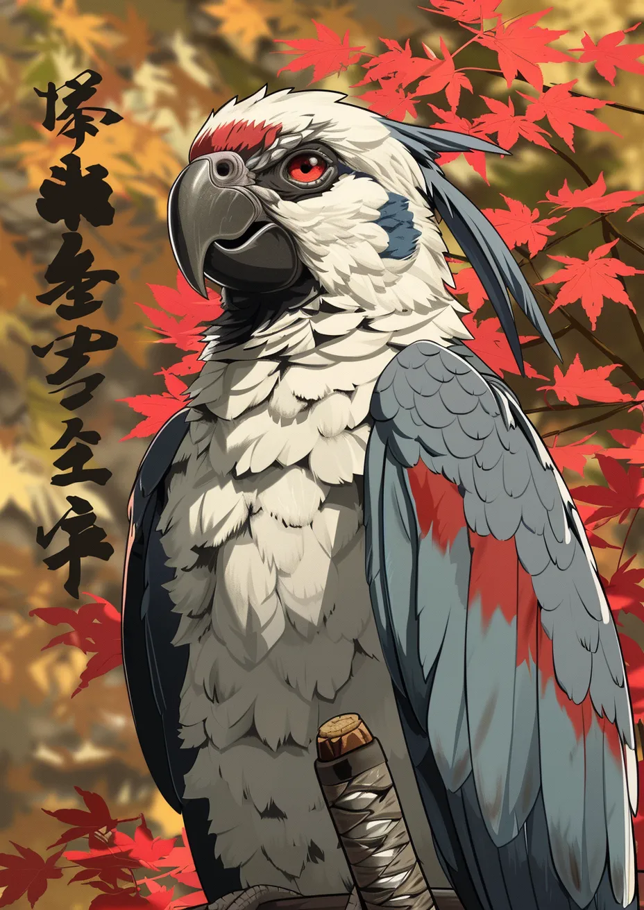 Metal Poster 29.7cm x 42cm Frenchiart feather animation CG artwork Animazione Animación Fiktiver Charakter Fictional character Vogel Oiseau Bird Pájaro Uccello Plume Piuma Feder Pluma Pico Becco Bec Schnabel Beak Parrot Perroquet Loro Papagei Pappagallo Caractère fictif Carattere immaginario Carácter ficticio Illustration CG CG -Kunstwerk Opere d'arte CG Obras de arte CG Thumbnail 1