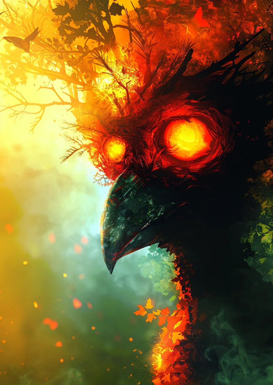 Metal Poster 29.7cm x 42cm Frenchiart feather orange owl animation Arancia Naranja Conception graphique Graphic design Diseño gráfico Grafikdesign Animazione Animación Fiktiver Charakter Fictional character Vogel Oiseau Bird Pájaro Uccello Plume Piuma Feder Pluma Oiseau de proie Ave de rapiña Raubvogel Bird of prey Pico Becco Bec Schnabel Beak Hibou Búho Eule Gufo Caractère fictif Carattere immaginario Carácter ficticio Uccello di preda Thumbnail 1