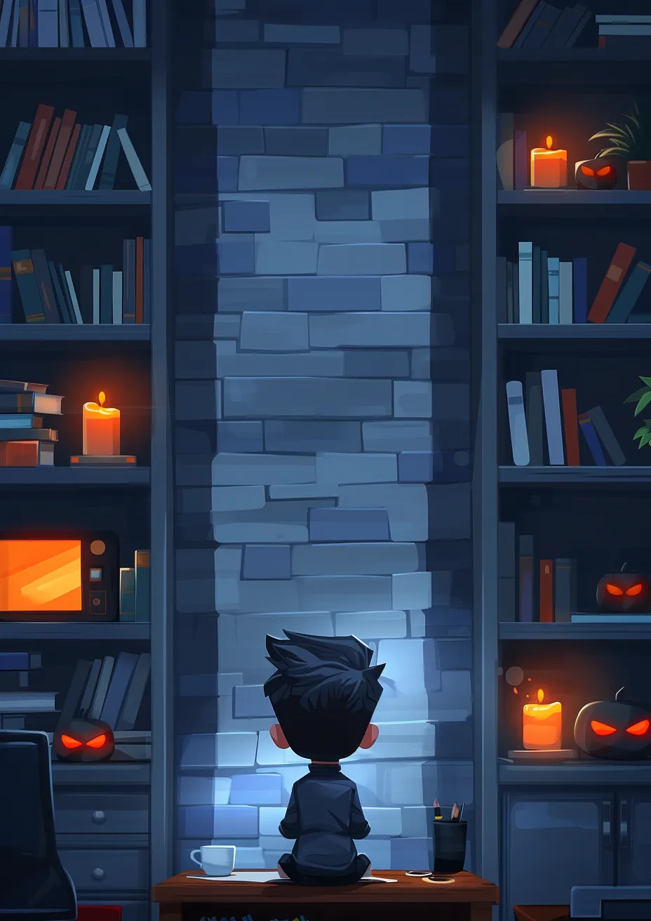 Metal Poster 29.7cm x 42cm Frenchiart bookcase animation Animazione Ficción Animación Fiktiver Charakter Animated cartoon Zeichentrickfilm Fiction Fictional character Dessin animé Fiktion Shelving Shelf Rayonnage Étagère Estantería Estante Regale Regal Scaffalature Mensola Bibliothèque Bücherregal Libreria Caractère fictif Carattere immaginario Carácter ficticio Cartone animato animato Caricatura animada Thumbnail 1