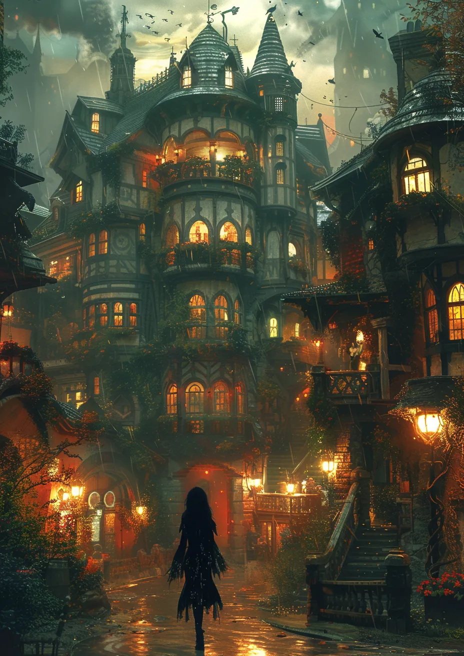 Metal Poster 29.7cm x 42cm Frenchiart night animation CG artwork Animazione Animación Logiciel de jeux vidéo Video Game Software Software per videogiochi PC game Digital compositing Game Gioco per PC Jeu PC Composition numérique Composición digital Juego Jeu Spiel Gioco Notte Noche Nuit Nacht Evening Abend Sera Soirée Palacio Mansion Manoir Villa Illustration CG CG -Kunstwerk Opere d'arte CG Obras de arte CG Digitales Kompositing Compositing digitale Software de videojuego Videospielsoftware Dimora Thumbnail 1