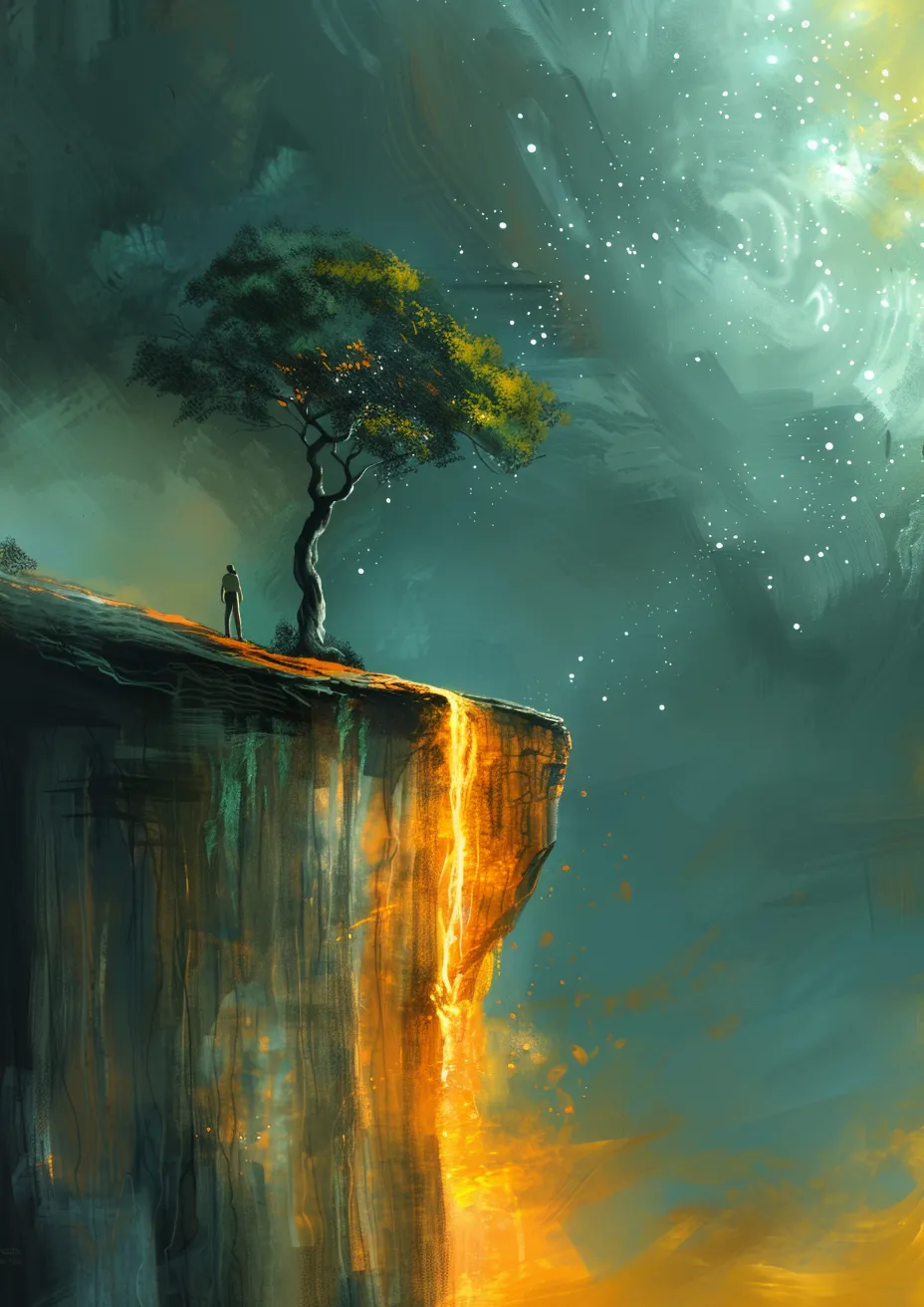 Metal Poster 29.7cm x 42cm Frenchiart cliff CG artwork Pintura de acuarela Pittura ad acquerello Aquarellmalerei Watercolor painting Acrylic paint Peinture acrylique Acrylfarbe Pintura acrílica Vernice acrilica Viento Wind Vent Vento Meteorological phenomenon Fenómeno meteorológico Phénomène météorologique Meteorologisches Phänomen Outcrop Affleurement Afloramiento Aufschluss Affioramento Falaise Acantilado Scogliera Klippe Pierres Piedras Steine Pietre Peinture aquarelle Illustration CG CG -Kunstwerk Opere d'arte CG Obras de arte CG Thumbnail 1