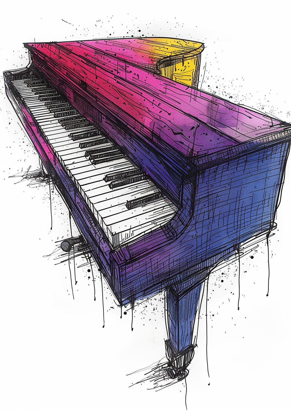 Metal Poster 29.7cm x 42cm Frenchiart keyboard piano Paint Malen Modern art Arte moderno Art moderne Arte moderna Pintar Colore Peinture Graphique Grafica Grafik Gráficos Graphics Disegno Pintura de acuarela Pittura ad acquerello Drawing Dessin Zeichnung Dibujo Aquarellmalerei Watercolor painting Peinture à l'aquarelle Musical instrument Instrument de musique Instrumento musical Musikinstrument Strumento musicale Musical keyboard Electronic musical instrument Clavier Clavier musical Instrument de musique électronique Teclado Teclado musical Instrumento musical electrónico Tastatur Klavier Musiktastatur Elektronisches Musikinstrument Tastiera Pianoforte Tastiera musicale Strumento musicale elettronico Thumbnail 1