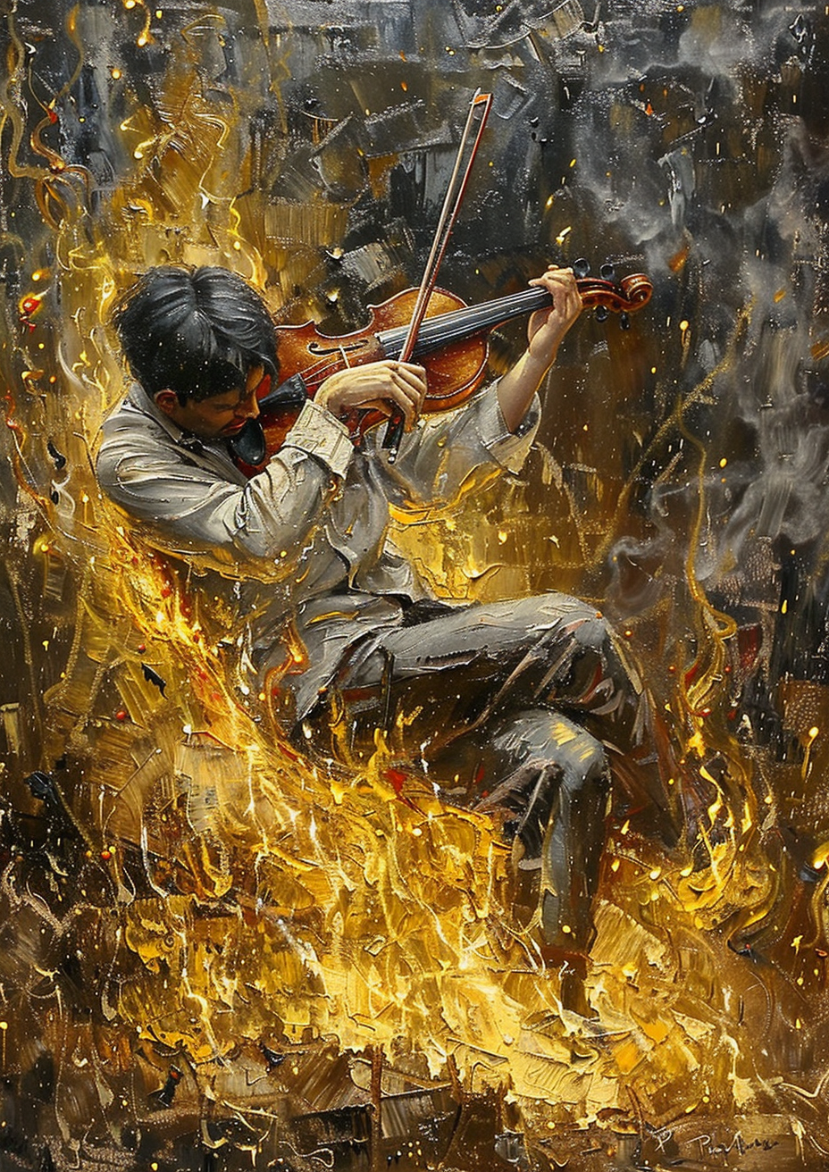 Metal Poster 29.7cm x 42cm Frenchiart violin String instrument Violin family Chordophone Fiddle Violinist Musical instrument Bowed string instrument Instrument à cordes Famille de violons Cordophone Violon Violoniste Instrument de musique Instrument à cordes frottées Instrumento de cuerda Familia de violines Cordófono Violinista Instrumento musical Instrumento de cuerda frotada Saiteninstrument Geigenfamilie Chordophon Geige Musikinstrument Violine Streichinstrument Strumento a corda Famiglia di violini Violino Strumento musicale Strumento ad arco Musician Musicien Músico Musiker Musicista Classical music Musique classique Música clásica Klassische Musik Musica classica Thumbnail 1
