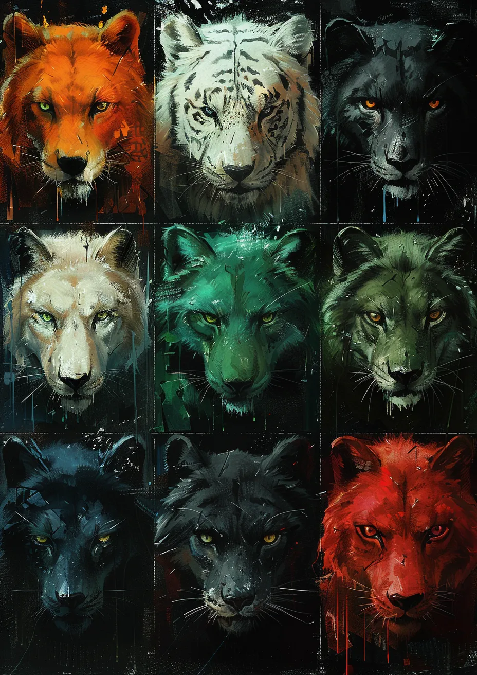 Metal Poster 29.7cm x 42cm Frenchiart Fiktiver Charakter Fictional character Collage Caractère fictif Carattere immaginario Carácter ficticio Thumbnail 1