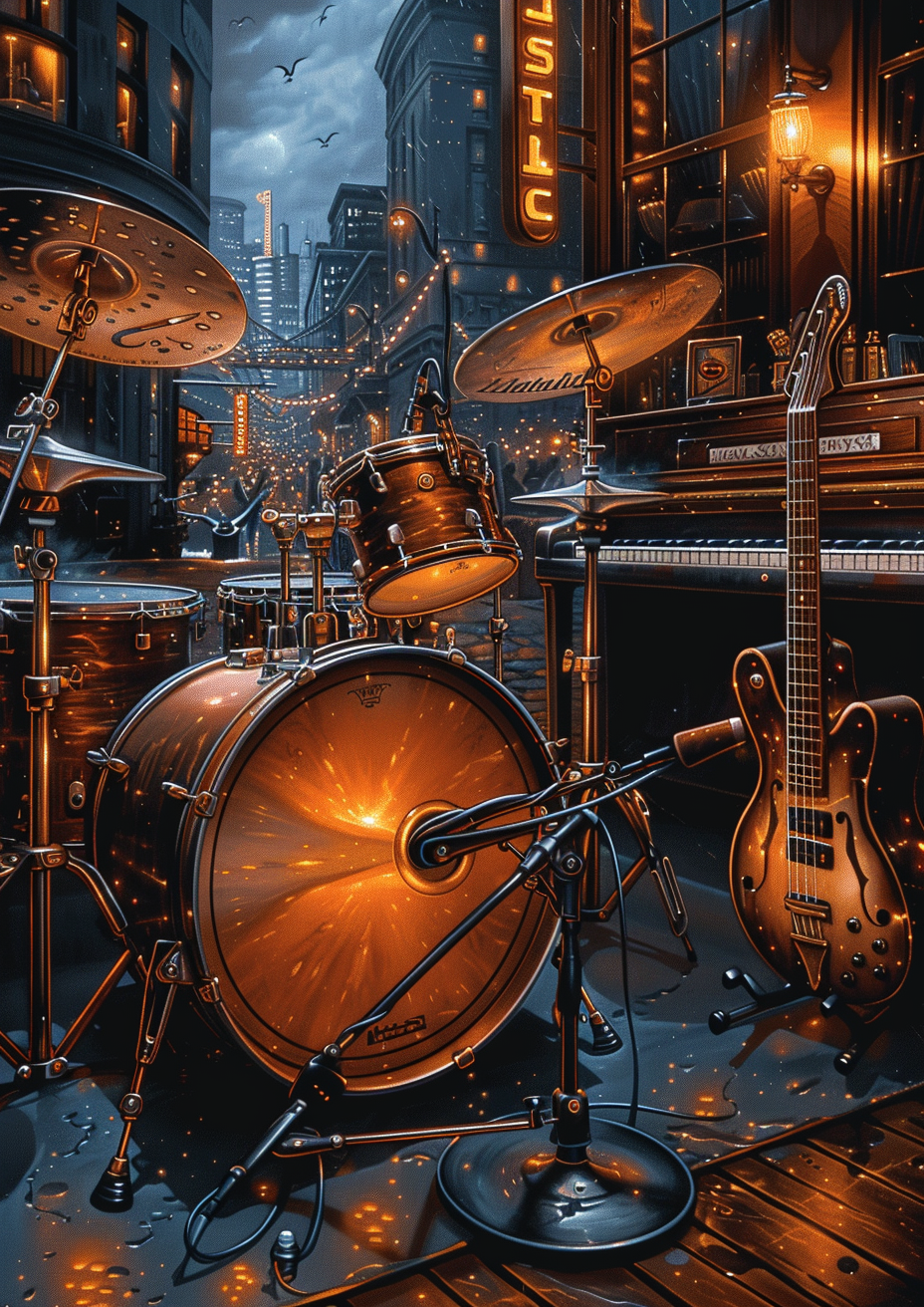 Metal Poster 29.7cm x 42cm Frenchiart drum guitar Music Software de videojuegos Logiciel de jeux vidéo Video Game Software Software per videogiochi Videospiel-Software String instrument Chordophone Musical instrument Instrument à cordes Cordophone Instrument de musique Musique Instrumento de cuerda Cordófono Instrumento musical Música Saiteninstrument Chordophon Musikinstrument Musik Strumento a corda Strumento musicale Guitare Guitarra Gitarre Chitarra Drums Membranophone Percussion Batterie Batería Membranófono Percusión Schlagzeug Membranophon Batteria Percussione Tambour Tambor Trommel Tamburo Thumbnail 1