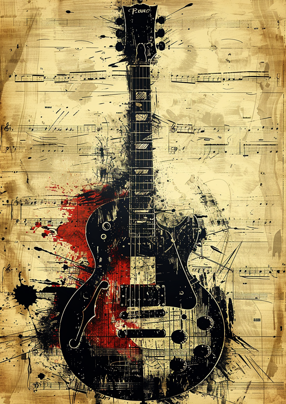 Metal Poster 29.7cm x 42cm Frenchiart guitar Music String instrument Chordophone Musical instrument Instrument à cordes Cordophone Instrument de musique Musique Instrumento de cuerda Cordófono Instrumento musical Música Saiteninstrument Chordophon Musikinstrument Musik Strumento a corda Strumento musicale Musician Musicien Músico Musiker Musicista Plucked string instrument Instrument à cordes pincées Instrumento de cuerda pulsada Zupfinstrument Strumento a corde pizzicate Folk instrument Guitare Instrument folklorique Guitarra Instrumento folklórico Gitarre Volksinstrument Chitarra Strumento popolare Electric guitar Guitare électrique Guitarra eléctrica Elektrische Gitarre Chitarra elettrica Bass guitar Guitare basse Guitarra baja Bassgitarre Basso elettrico Thumbnail 1