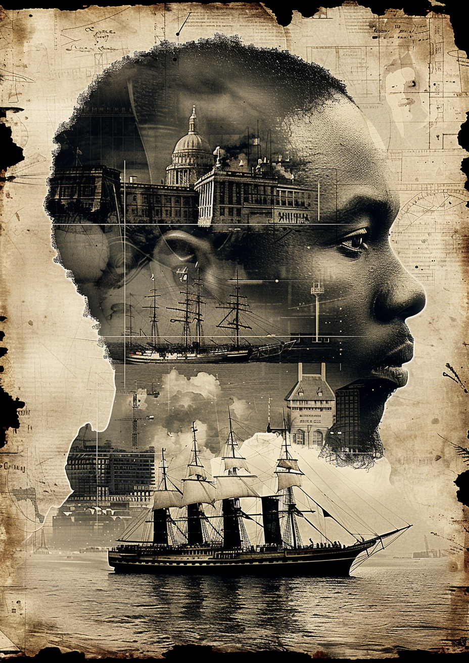 Metal Poster 29.7cm x 42cm Frenchiart ship Bateau Arquitectura naval Watercraft Embarcación Naval architecture Architecture navale Architettura navale Barco Nave Schiff Velero Nave a vela Segelschiff Sailing ship Fotomontaggio Photomontage Fotomontage Fotomontaje Motomarine Wasserfahrzeug Acquista Voilier à voilier Marinearchitektur Thumbnail 1