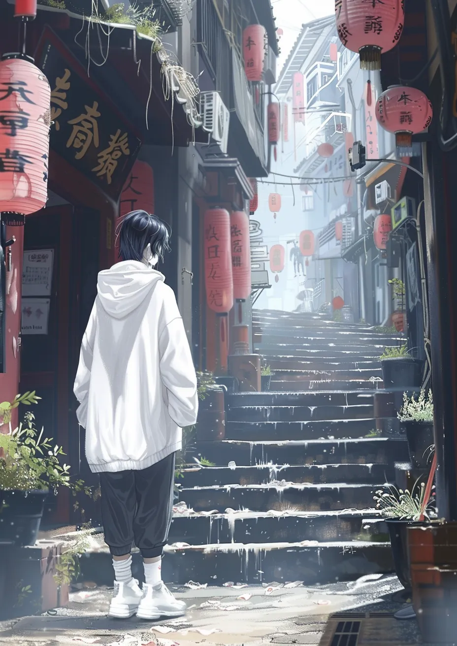 Metal Poster 29.7cm x 42cm Frenchiart Alley Ruelle Callejón Gasse Vicolo Thumbnail 1
