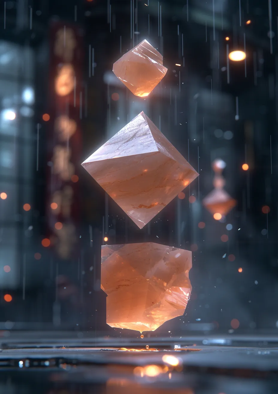 Reflection Natural material Triangle Crystal