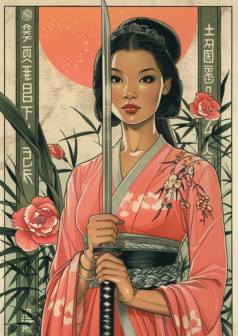 Metal Poster 29.7cm x 42cm Frenchiart kimono POSTER Ficción Fiction Fanfiction Fiktion Affiche Chimono Thumbnail 1