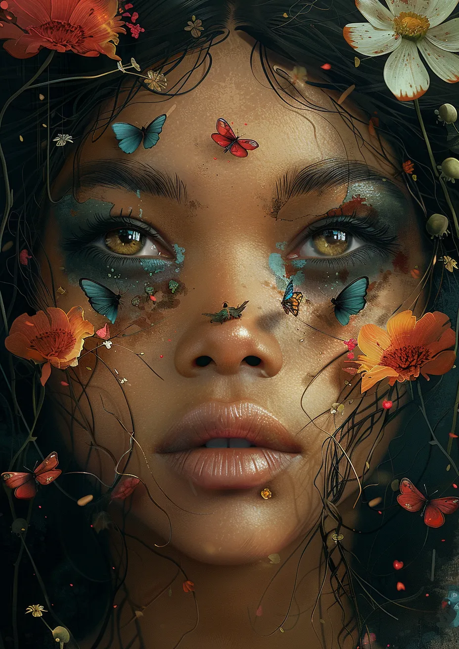 Metal Poster 29.7cm x 42cm Frenchiart portrait Paint Malen Modern art Arte moderno Art moderne Arte moderna Pintar Colore Peinture CG artwork Eyelash Cil Wimper Ciglio Pestaña Retrato Lèvres Fotografia di ritratto Labbra Portrait photography Porträt Lips Ritratto Lippen Photographie de portrait Labios Porträtfotografie Copricapo Headpiece Fuente Casque Eye shadow Ombretto Lidschatten Sombra de ojos Kopfbedeckung No expression Aucune expression Sin expresión Kein Ausdruck Nessuna espressione Illustration CG CG -Kunstwerk Opere d'arte CG Obras de arte CG Fotografía de retratos Ombre à paupières Thumbnail 1