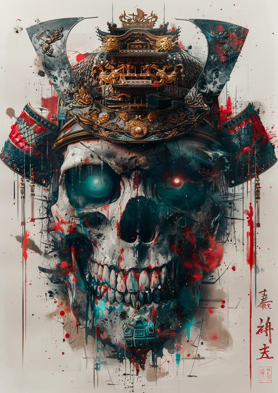 mask_ski_mask_fountain_totem_pole_altar_book_jacket_comic_book_breastplate_teapot_feather_boa_Japan_170647