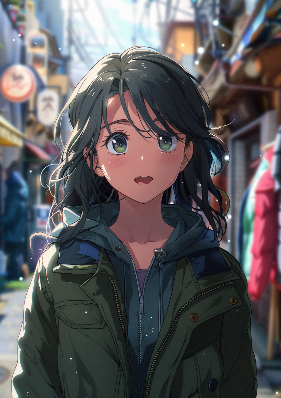Metal Poster 29.7cm x 42cm Frenchiart anime animation Facial expression Espressione facciale Expresión facial Expression faciale Gesichtsausdruck CG artwork Ilustraciones generadas por computadora Personaggio immaginario Personaje ficticio Animazione Animación Fiktiver Charakter Personnage fictif Animated cartoon Zeichentrickfilm CG-Grafik Grafica CG Fictional character Création CG Dessin animé Cartone animato Dibujo animado Brown hair Lange Haare Cheveux longs Cabello castaño Capelli castani Cabello largo Long hair Cheveux bruns Braune Haare Capelli lunghi Taglio Hime Hime cut Coupe Hime Corte de hime Hime-Schnitt Thumbnail 1