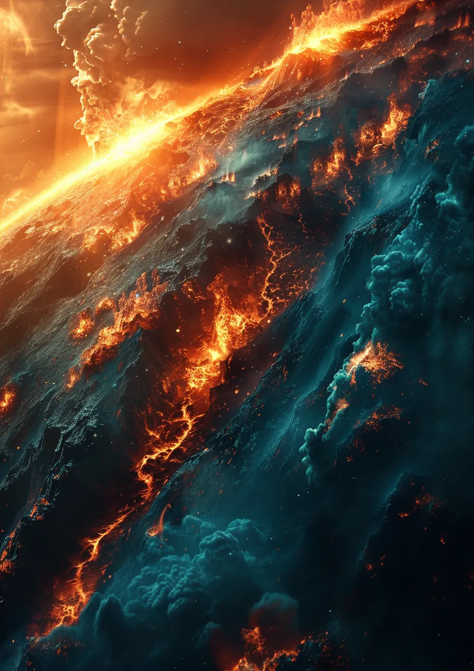 Metal Poster 29.7cm x 42cm Frenchiart orange Star Arancia Naranja Chaleur Hitze Calore Heat Calor Outer space Astronomical object Universe Science Espacio exterior Scienza Objeto astronómico Universo Astronomisches Objekt Ciencia Weltraum Objet astronomique Oggetto astronomico Univers Wissenschaft Universum Stern Étoile Estrella Stella Nebel Astronomia Astronomy Astronomie Nébuleuse Nebulosa Nebula geological phenomenon phénomène géologique fenómeno geológico geologisches Phänomen Espace extérieur Spazio esterno Thumbnail 1