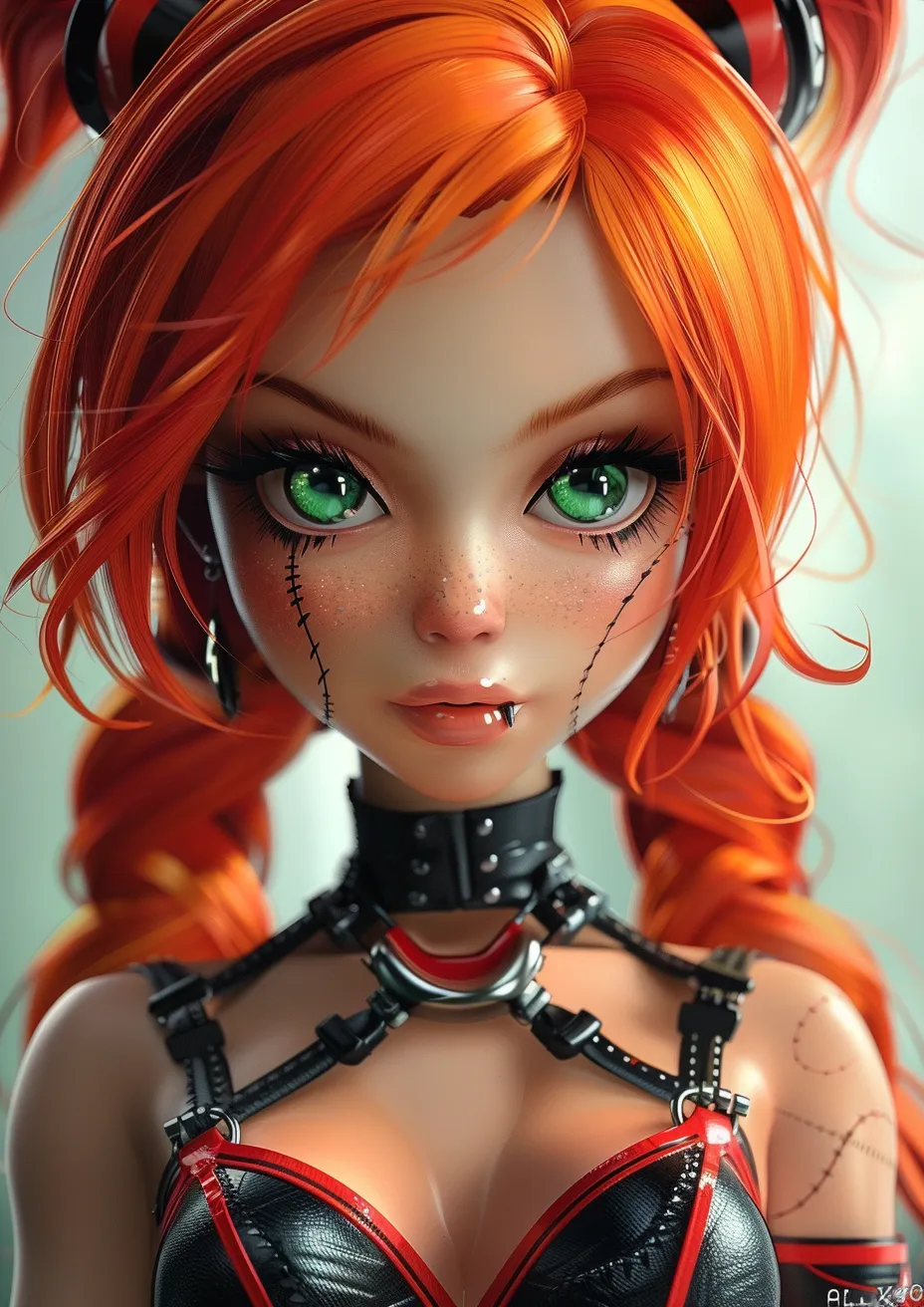 Metal Poster 29.7cm x 42cm Frenchiart wig toy eye Giocattolo Spielzeug Jouet Juguete Eyelash Cil Wimper Ciglio Pestaña Muñeca Doll Poupée Bambola Puppe Lèvres Labbra Lips Lippen Labios Peluca Perruque Perücke Parrucca Œil Ojo Occhio Auge Frente Acconciatura Stirn Fronte Forehead Front Frisur Hairstyle Coiffure Peinado Cheveux roux Cabello rojo Capelli rossi Rote Haare Red hair Mejilla Guancia Cheek Wange Joue Thumbnail 1