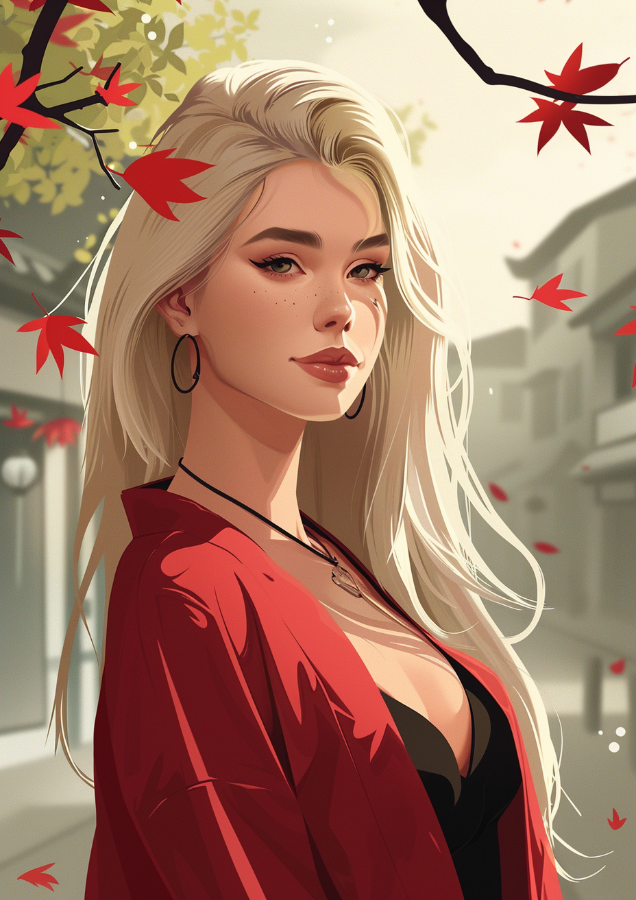 Metal Poster 29.7cm x 42cm Frenchiart beauty animation eye CG artwork Ilustraciones generadas por computadora Personaggio immaginario Personaje ficticio Animazione Animación Fiktiver Charakter Personnage fictif CG-Grafik Grafica CG Fictional character Création CG Eyelash Cil Wimper Ciglio Pestaña Bellezza Beauté Belleza Moda Fashion Schönheit Mode Lange Haare Cheveux longs Cabello largo Long hair Capelli lunghi Œil Ojo Occhio Auge Modeillustration Ilustración de moda Illustrazione di moda Fashion illustration Illustration de mode Biondo Rubio Blond Thumbnail 1