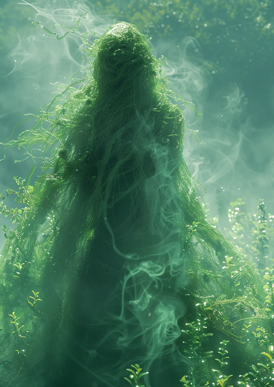 Metal Poster 29.7cm x 42cm Frenchiart green Grün Verde Vert Unterwasser Arte frattale Fraktale Kunst Submarino Art fractal Fractal art Underwater Arte fractal Sott'acqua Old-growth forest Bosque antiguo Algae Algues Algas Algen Alghe Green algae Algues vertes Algas verdes Grüne Algen Alghe verdi Seaweed Algue Alga Sous-marin Forêt à l'ancienne Alter Wald Foresta di vecchia crescita Thumbnail 1